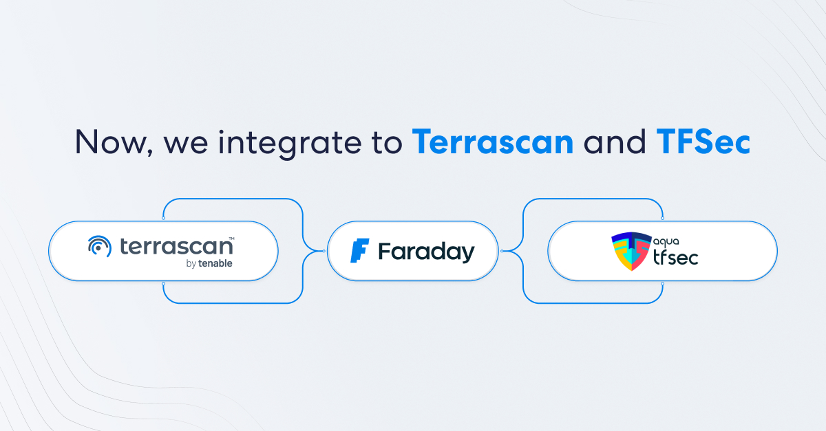 faradaysec's tweet photo. #Faraday now includes #Terrascan and @tfsec_dev  plugins, enhancing our support for a wider range of security tools. This was part of our latest release. 
Try it! 🚀
🔗https://t.co/Shbb8VAOC1 https://t.co/uiR4yJb19P