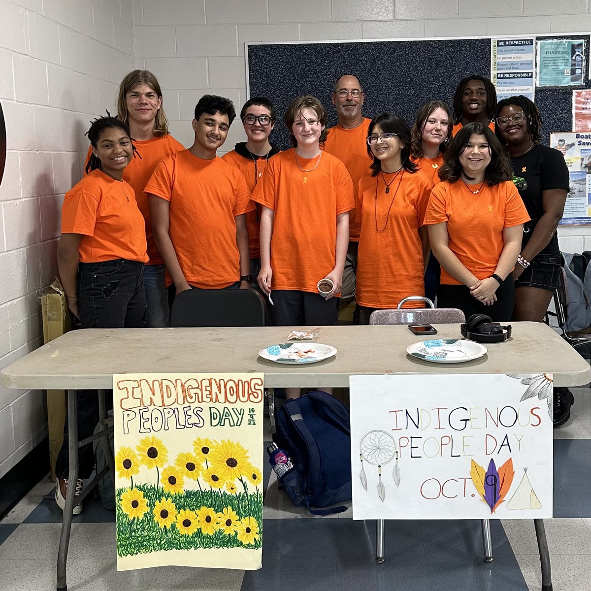 LedyardMTW's tweet photo. Thank you all for your support during Hispanic Heritage Month &amp; our Indigenous Peoples Day celebrations. Part of our mission is to learn about &amp; celebrate all communities. Stay tuned for more and/or join us after school on Tuesday’s in room 211 to get involved, learn, and grow. https://t.co/Uwh90THG4Q