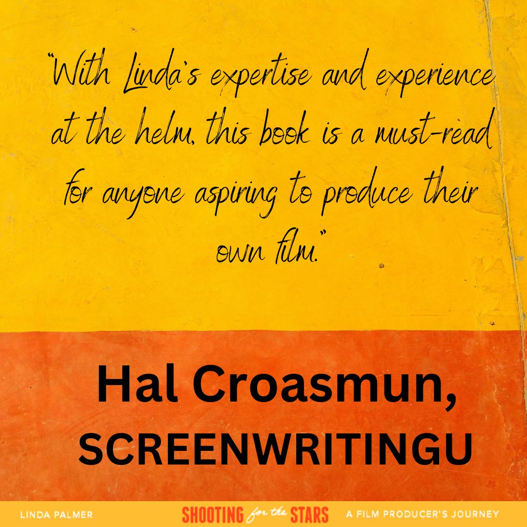 Award-winning producer, Linda Palmer, shares her knowledge how she produced over 25 projects in 25 years. Get #ShootingfortheStars a film producer's journey at Barnes &amp; Noble for $9.95 on sale! barnesandnoble.com/w/shooting-for… Also available at Amazon on Kindle. 🎬📖