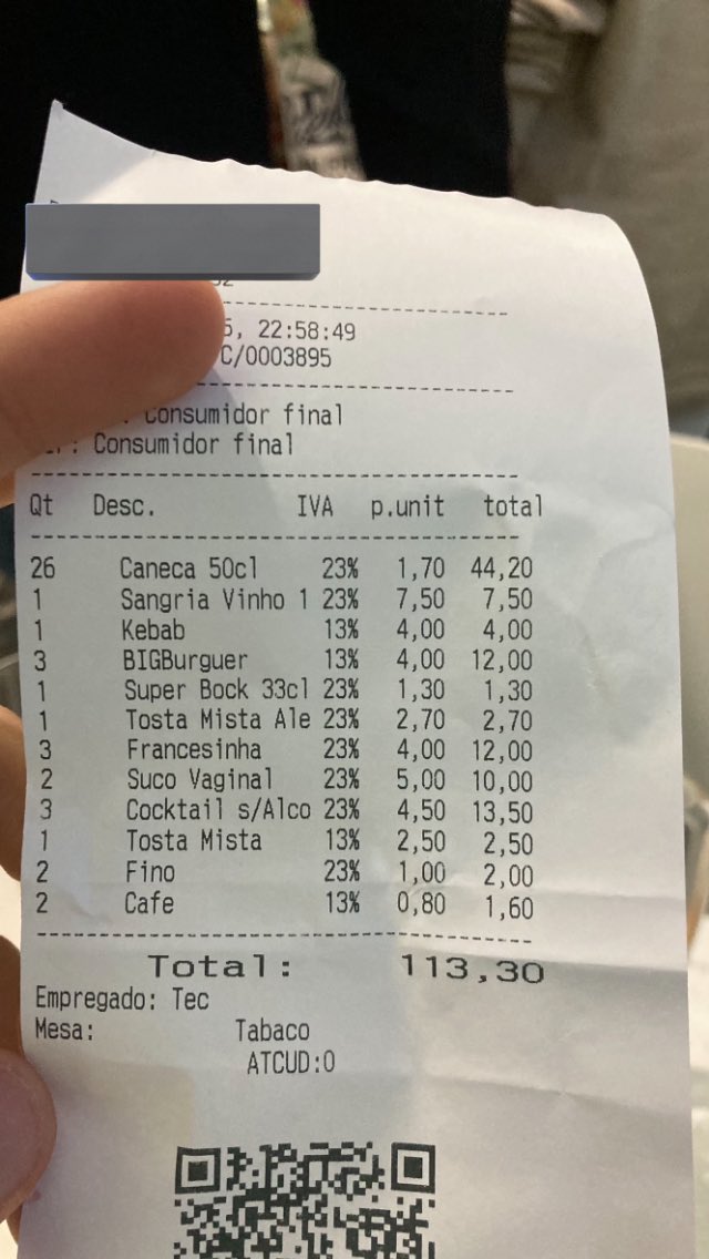 Nós, de facto, fomos tomar café