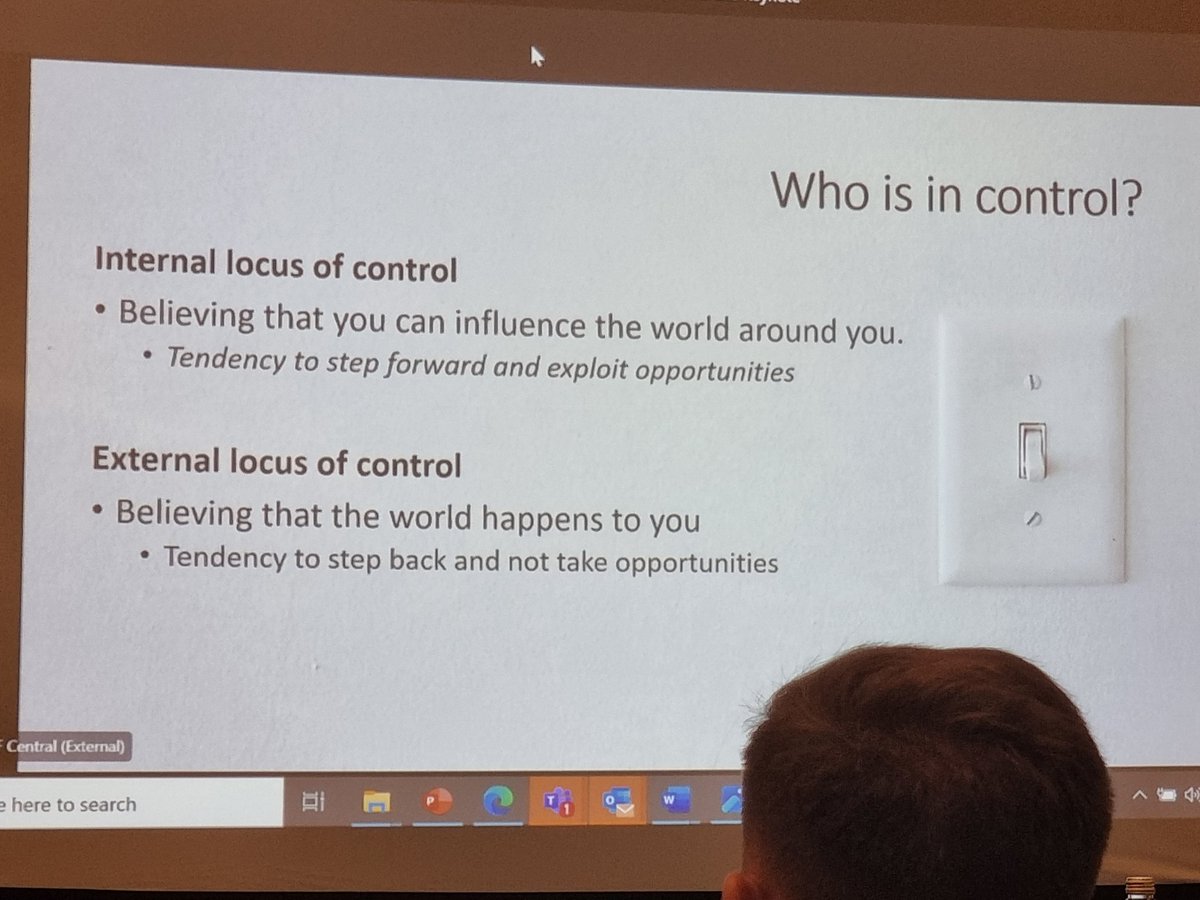 The idea of the belief that the world happens to you, rather than you having control over what you achieve in life. <a href="/NCETM/">NCETM</a> <a href="/ArchimedesNE/">Archimedes Maths Hub</a> <a href="/DrDanNicholls/">Dan Nicholls</a> - thought provoking session at with the NCETM maths MAT leads