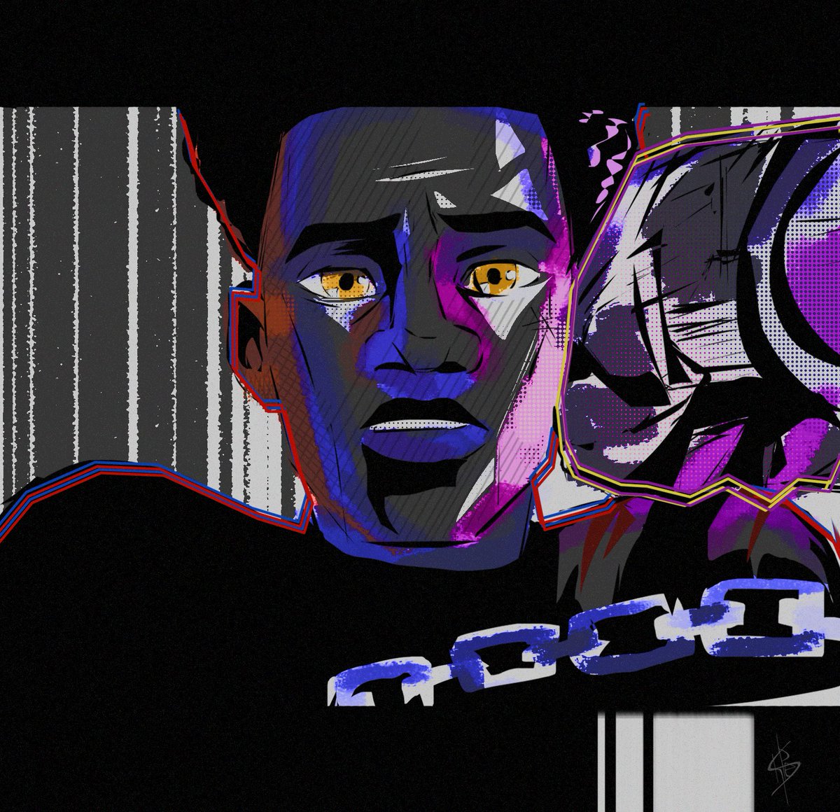 g0r0d8ts's tweet photo. #SpiderVerse #ATSV // #MilesMorales #Prowler 
#421610

‒ 𝙿𝚕𝚎𝚊𝚜𝚎. 𝚈𝚘𝚞 𝚑𝚊𝚟𝚎 𝚝𝚘 𝚕𝚎𝚝 𝚖𝚎 𝚐𝚘.
‒ 𝚆𝚑𝚢 𝚠𝚘𝚞𝚕𝚍 𝙸 𝚍𝚘 𝚝𝚑𝚊𝚝?

[redrawing + artistic processing to study the specifics of movie style] https://t.co/ZOjhBxldqt