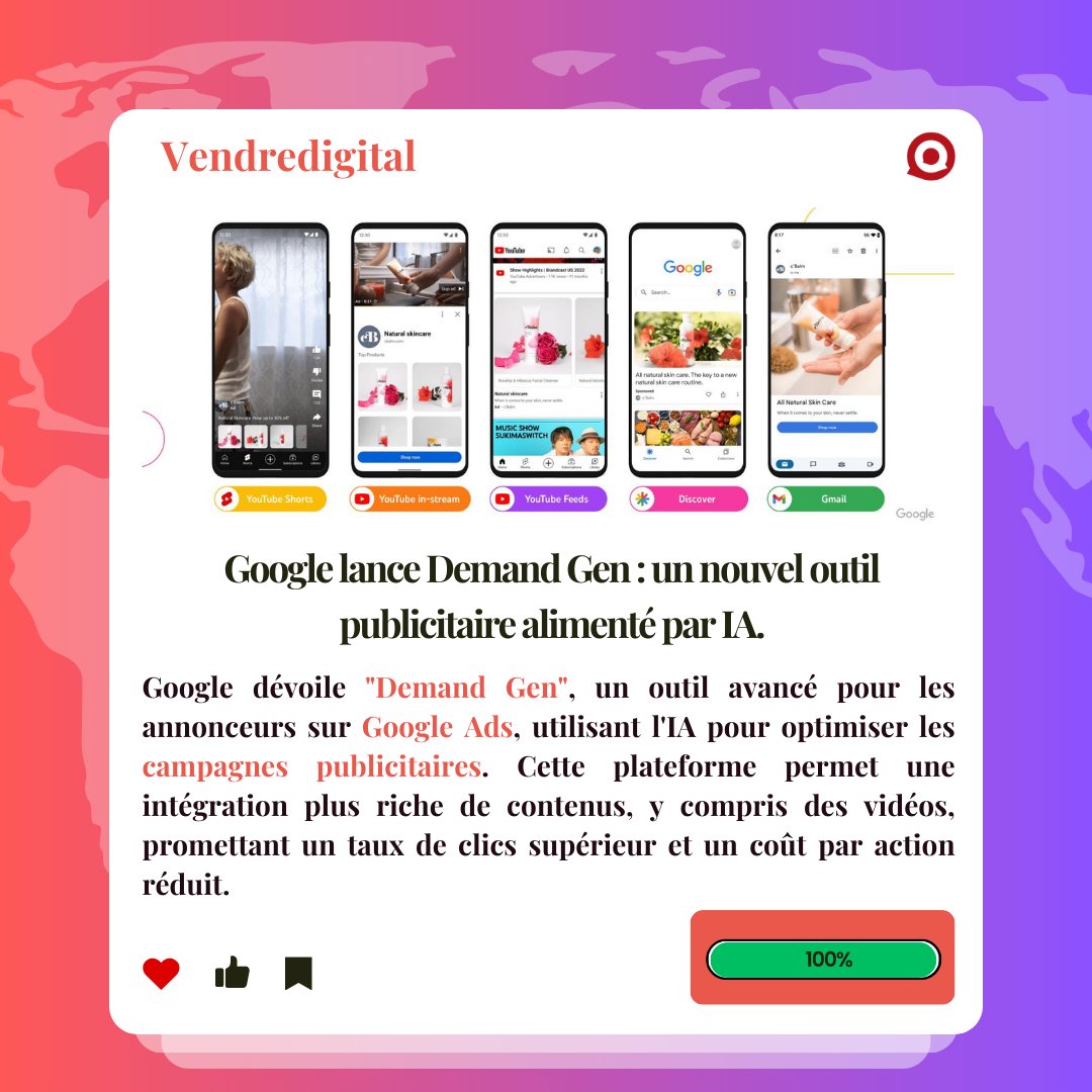 📱 #VENDREDIGITAL voici les 3 infos à ne pas manquer :

1️⃣ TikTok dévoile une fonction pour publier depuis Premiere Pro, CapCut, Twitch…

2️⃣ X : Elon Musk continue de supprimer des fonctionnalités clés.

3️⃣ Google lance Demand Gen : un nouvel outil publicitaire alimenté par IA.