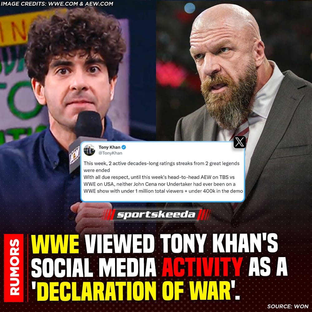 It is reported that #TonyKhan's comments on #JohnCena and #Undertaker specifically didn't sit well with #WWE officials.