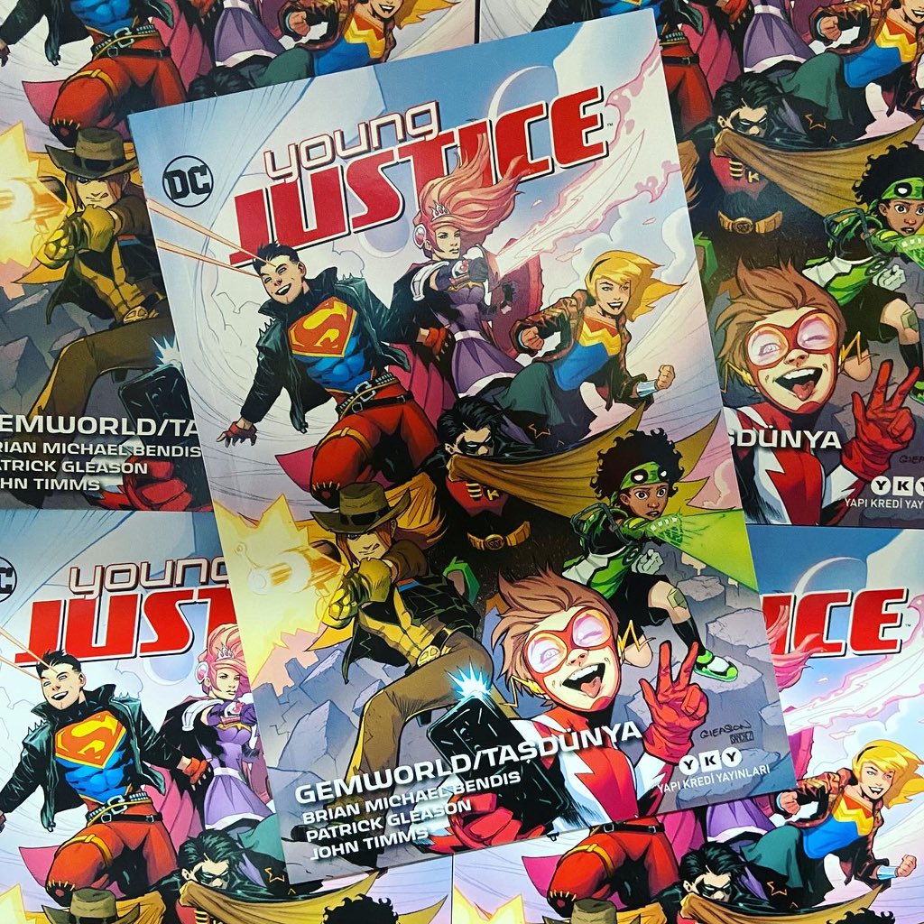 Young Justice 1 - Gemworld / Taşdünya 

#youngjustice #brianmichaelbendis #patrickgleason #johntimms #yapikrediyayinlari #dc #dccomics #wondergirl #robin #impulse #amethyst #jonahhex #jinnyhex #teenlantern #superboy  #çizgiroman #çizgiromantürkiye #bursa #bursacizgiroman