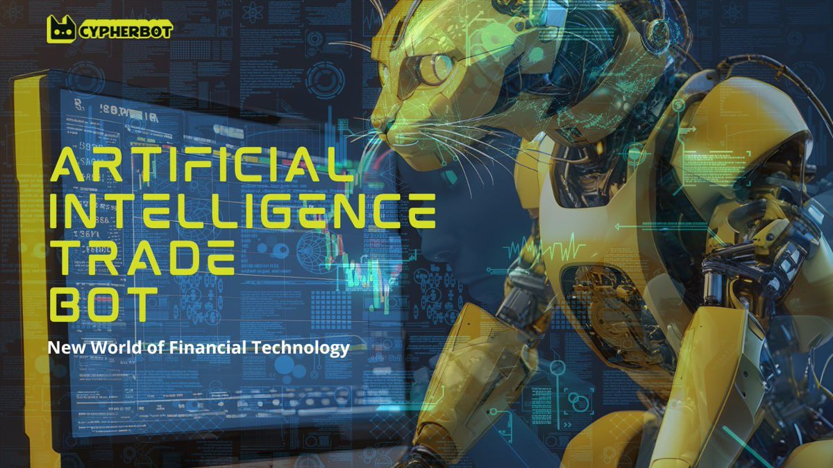 CypherbotTech's tweet photo. #CypherBot Ecosystem Introducing AI Trade Bot!

Our AI Trade Bot is basically the center of our ecosystem. Our Bot offers the best trading resources with the fusion of CypherCAT &amp; CypherFUND.

Learn more about AI TRADE BOT from our White Paper!

$cBOT #cBOT #Eth #Ethererum https://t.co/LQ01TkyrVx