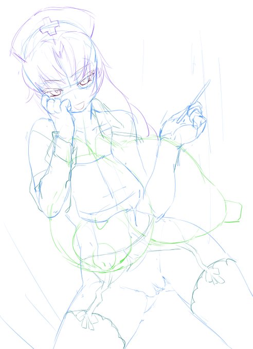 だいたいこんな感じの下書きです 