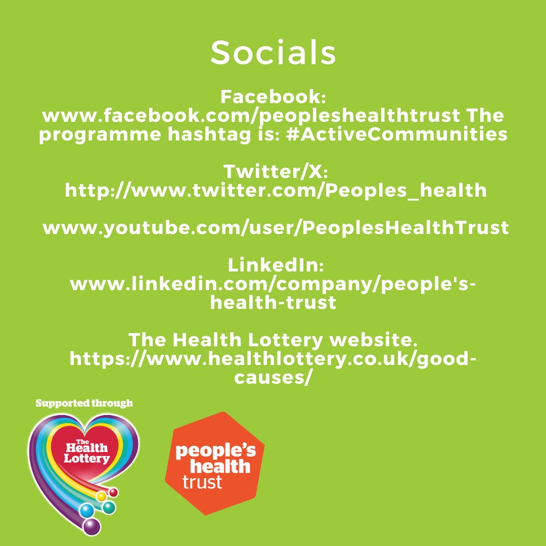 SportingElite1's tweet photo. A MASSIVE THANK YOU TO @Peoples_health @HealthLotteryWM
Please go and show your support on their socials as without these amazing partnerships we would not be able to provide the sessions you enjoy so much ππ #sportingelite #activecommunities https://t.co/kDmmbgXUGe