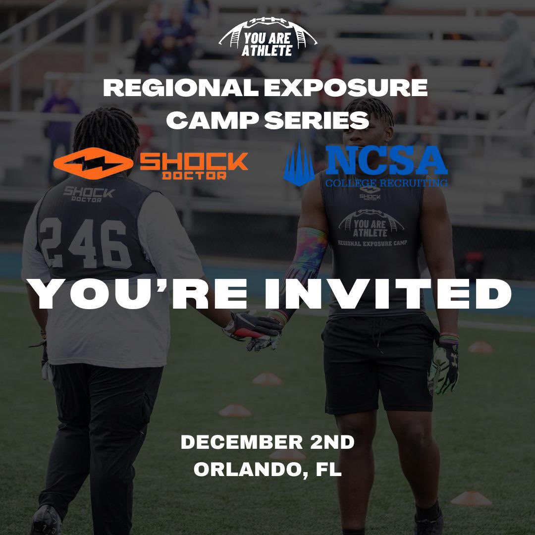 🙏🏾Blessed to be invited to the Regional Exposure Camp <a href="/youareathlete/">You Are Athlete</a>