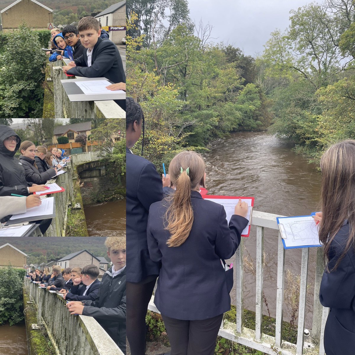 MrsEvans (@evansgeography) on Twitter photo Today it was time for 8R and 8S1 <a href="/AfontafHigh/">Afon Tâf High School</a> to dodge the showers 🌧️ and draw an annotated sketch of the meander in Troedyrhiw. 🏞️ #outdoorlearning #teamtaf #geographyteacher Today it was time for 8R and 8S1 <a href="/AfontafHigh/">Afon Tâf High School</a> to dodge the showers 🌧️ and draw an annotated sketch of the meander in Troedyrhiw. 🏞️ #outdoorlearning #teamtaf #geographyteacher