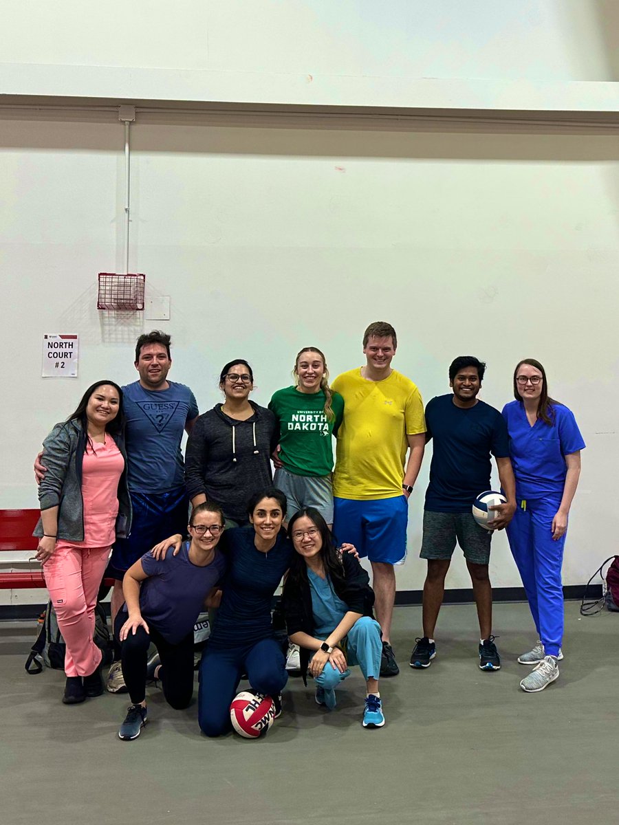 NeurologyUNMC's tweet image. Team Neuro as “Myoclonic Jerks” on the court 🏐 #intramurals #volleyball