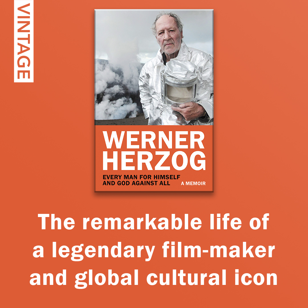 picturehouses's tweet photo. Competition time! 📚 We’re thrilled to have 3 copies of the inimitable Werner Herzog’s new memoir ‘Every Man for Himself and God Against All’ for you to win, signed by the man himself.

👉 No need to embark on a Herzogian quest to win: just follow us and retweet. Good luck! https://t.co/aA9zmLfwdv