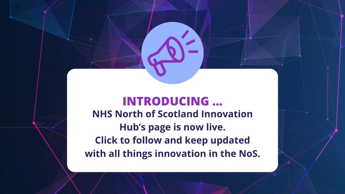 NHSNoSInnov's tweet photo. We are delighted to announce that we have launched our Page. Follow us to keep updated with our innovation activity! 📣
Visit our website below to find out more about us.
https://t.co/PCWIyPEDGF
@NHSGrampian @NHSHighland @NHSTayside @NHSWI @NHS_Shetland @NHSOrkney https://t.co/5MDbWUmBVf
