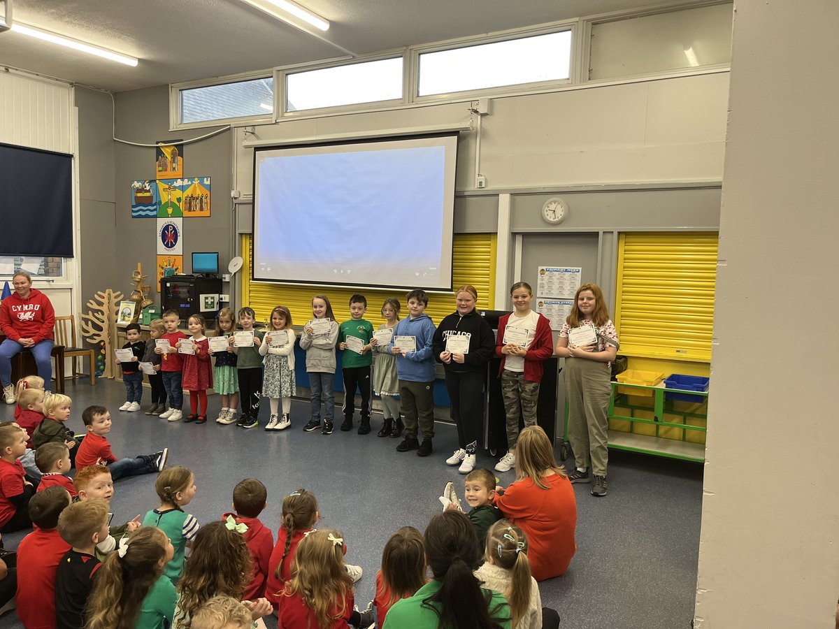 Llongyfarchiadau to this weeks star pupils for demonstrating the four purposes in their work!