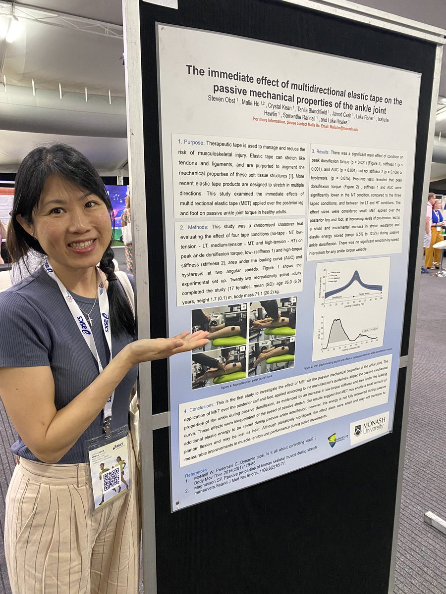 malia_ho's tweet photo. @MonashPodiatry #ASICSSMA2023 @CyliePaedspod glad to have had the opportunity to present work on behalf of my research teams. Looking forward to next year’s conference already! https://t.co/dJ4FPyi4pG