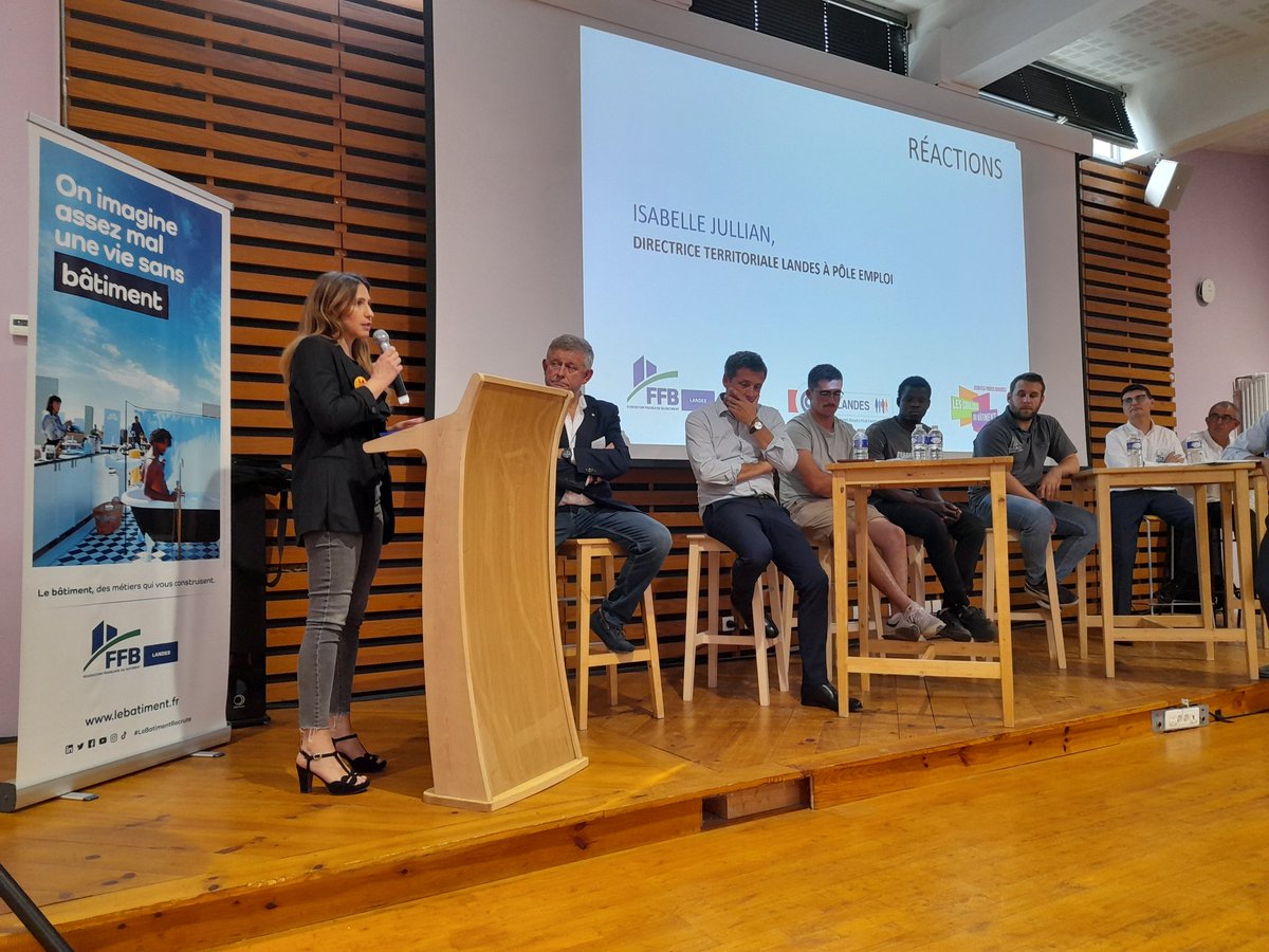 [#BTP] De nouveaux témoignages autour de l'#Emploi au féminin, de la mise en place de parcours et d'#excellence