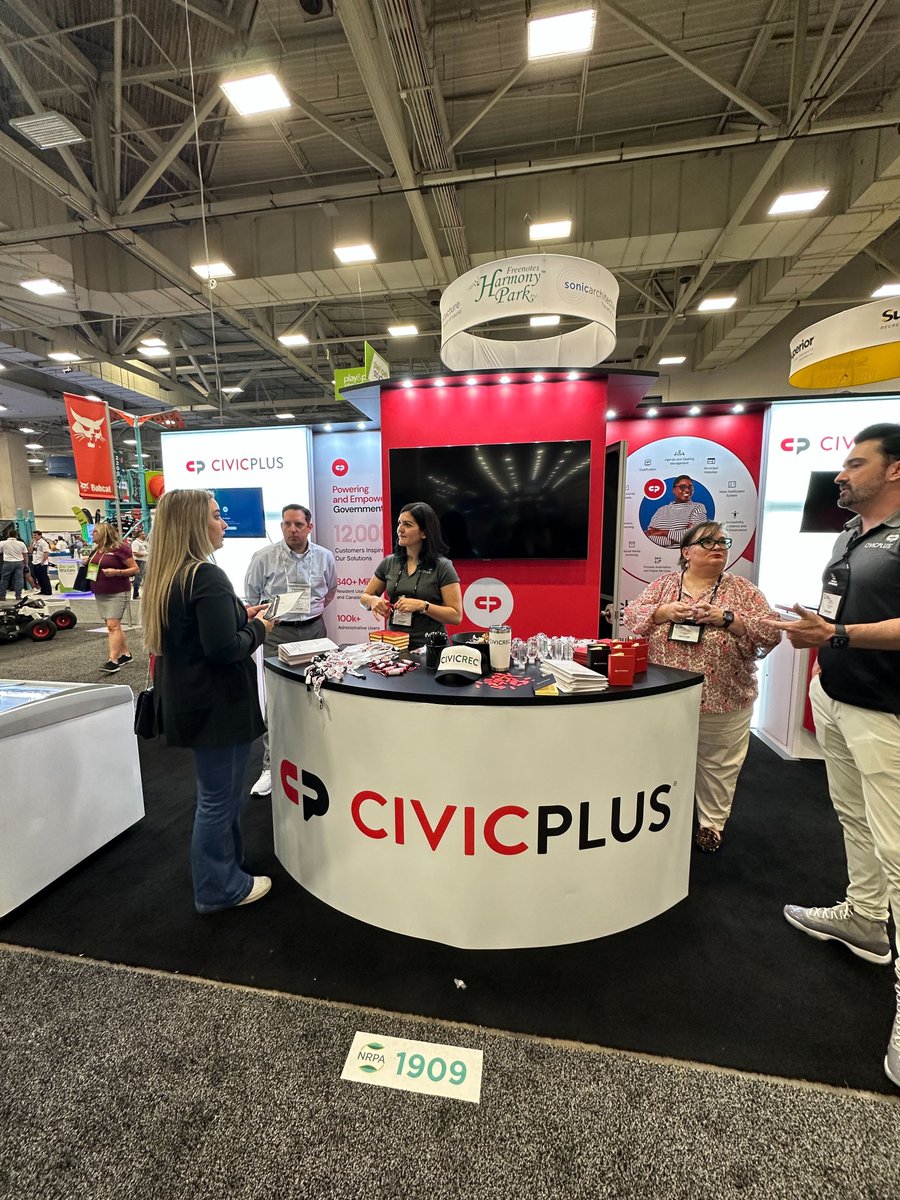 CivicPlus's tweet photo. As the curtains close on #NRPA 2023, our @CivicPlus team is grateful for the wonderful connections we've made with our trusted customers and prospects. But, our journey doesn't end here.
Learn more about our solutions.👉https://t.co/N4Jp8F3TwR

@CityOfLasVegas
#RecManagement https://t.co/W7XWlyflzk