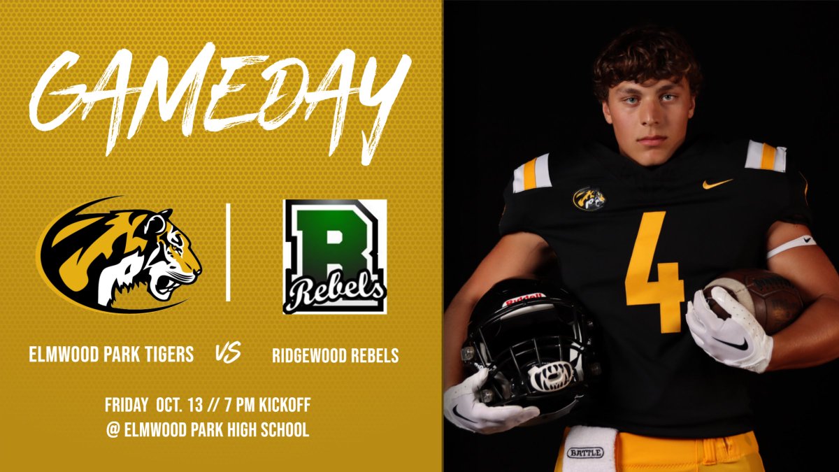 Senior Night!  Home finale for the Tigers football program as we host the Ridgewood Rebels at 7:00pm in a Chicago Prairieland Conference matchup. Senior recognitions will take place prior to kickoff. Go Tigers! #TheHuntBegins