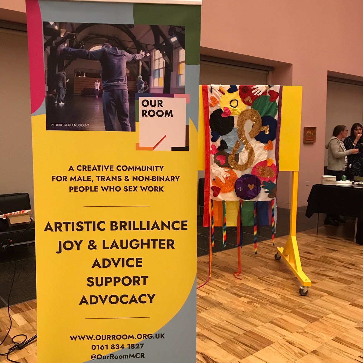 interferenceart's tweet image. Thanks so much @TheMancMensRoom for having us for the big reveal and congratulations on your new name! True co-production and open welcome in action, by a creative community of staff, volunteers &amp;amp; participants. We are all about the power of we... More power to Our Room. 🎉🎉🎉