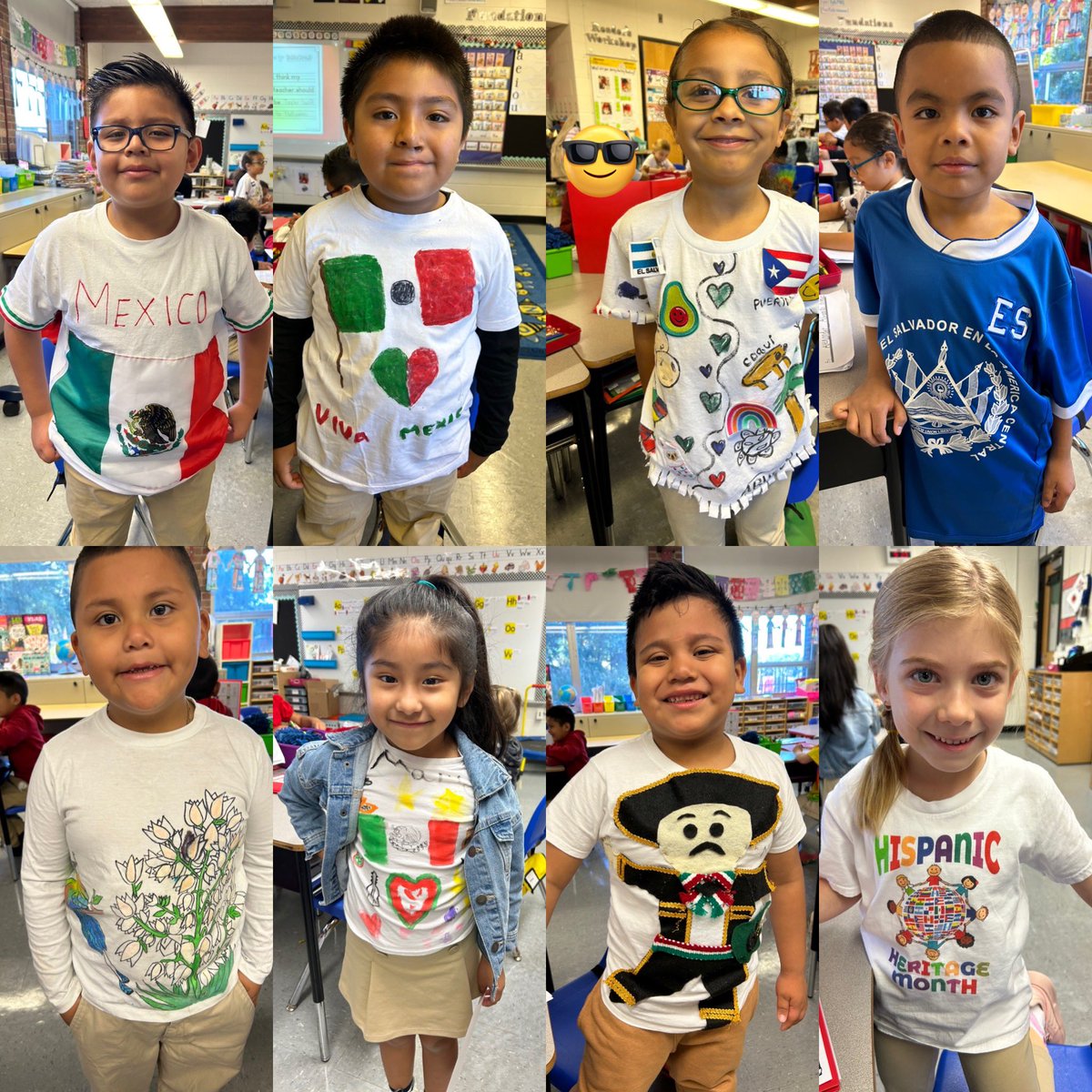 Today we celebrate Hispanic Heritage Month by designing and wearing our heritage shirts! #RBBisBIA #HispanicHeritageMonth2023 @MrsSiano_RBPS @rbpsEAGLES