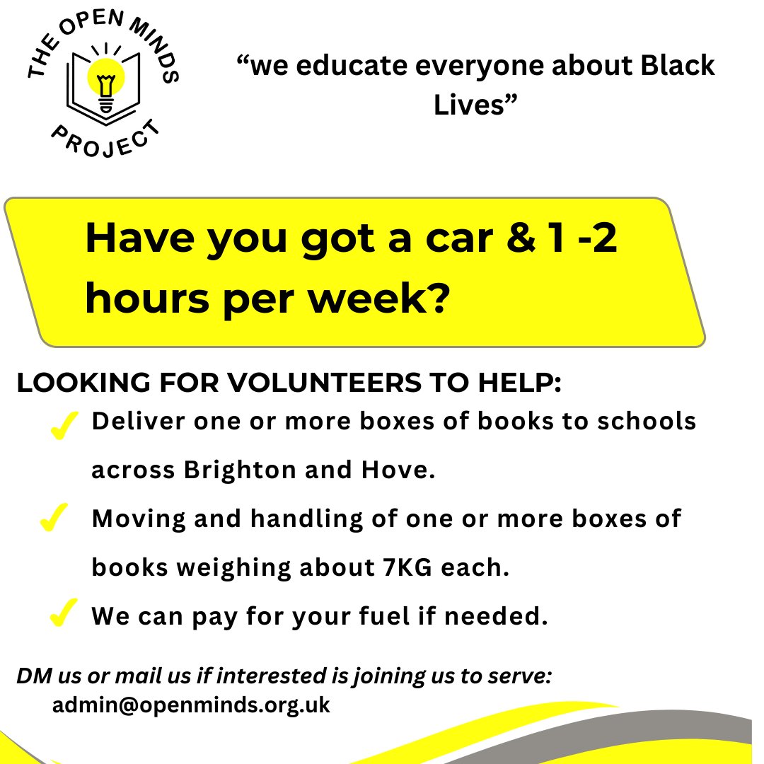 We are looking for volunteers!