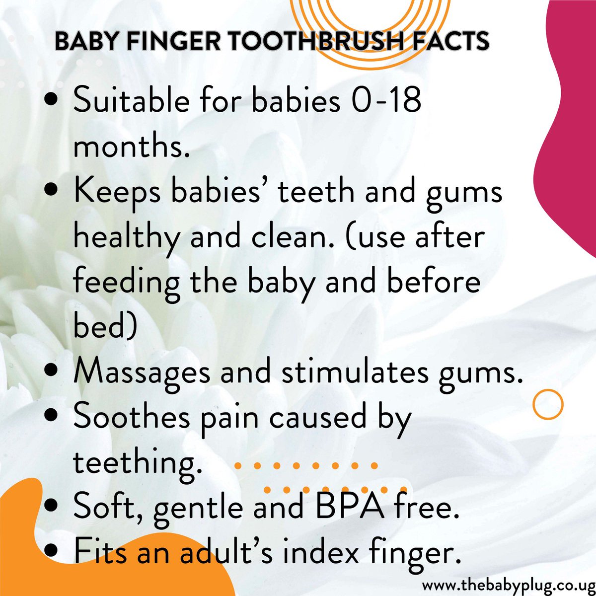 TheBabyPlug_'s tweet photo. FINGER TOOTHBRUSHES
Kids love love our finger toothbrushes. 
They are perfect for your baby whether they have started teething or not yet.
They are made out of premium silicone material.

Price: UGX 13,000 each with  a storage case.

Dm/WhatsApp 0760988258 to order. https://t.co/9lu5Vst3yC