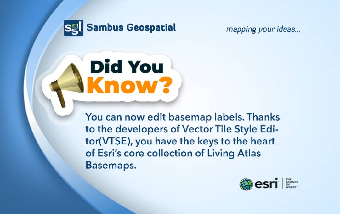 SambusNigeria's tweet photo. You want to make some changes in your basemap?? No problem.
You can now isolate isolate specific labels, remove them or change their style.
Learn more: https://t.co/10azRI8JAe
#mapping #esri #arcgispro #basemaps https://t.co/HQ1Tc9uUwj