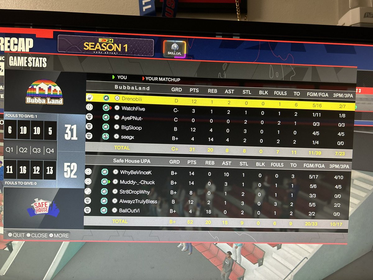 Tuff Game But Ggs to @BLProam (2-0) as we move on to the Final 4 of <a href="/LeaguesTga/">TGALeagues</a> playoffs
