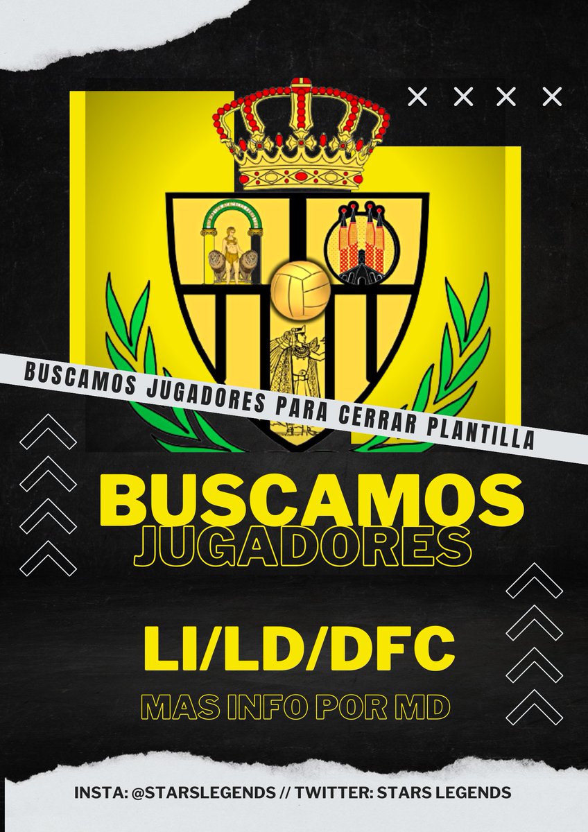 Stars Legends (@starslegendss) on Twitter photo ♦️Estamos buscando jugadores para cerrar plantilla 🔺 Más info por MD
Se agradece el RT 🙏🏻
<a href="/AyudasClubesPro/">Ayuda Clubes Pro - 🎮</a> <a href="/AyudasClubes/">AYUDAS PRO 💯</a> <a href="/ayudas_pro/">AyudasClubesPro</a> <a href="/ClubesProEsp/">EA FC 24 Clubes Pro</a> <a href="/AyudaClubes_Pro/">AyudasClubesPro</a> <a href="/ClubesProAyudas/">CLUBES PRO AYUDAS (CPA)</a> @clubespro000 <a href="/Ayudasclubes_/">Ayudasclubes_</a> ♦️Estamos buscando jugadores para cerrar plantilla 🔺 Más info por MD
Se agradece el RT 🙏🏻
<a href="/AyudasClubesPro/">Ayuda Clubes Pro - 🎮</a> <a href="/AyudasClubes/">AYUDAS PRO 💯</a> <a href="/ayudas_pro/">AyudasClubesPro</a> <a href="/ClubesProEsp/">EA FC 24 Clubes Pro</a> <a href="/AyudaClubes_Pro/">AyudasClubesPro</a> <a href="/ClubesProAyudas/">CLUBES PRO AYUDAS (CPA)</a> @clubespro000 <a href="/Ayudasclubes_/">Ayudasclubes_</a>