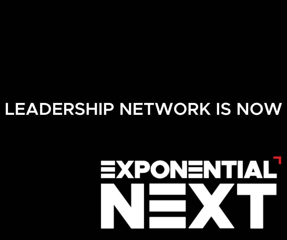 Did you see our big announcement yesterday? Leadership Network is now Exponential NEXT! To learn more about this exciting transition, visit zurl.co/zgUB.