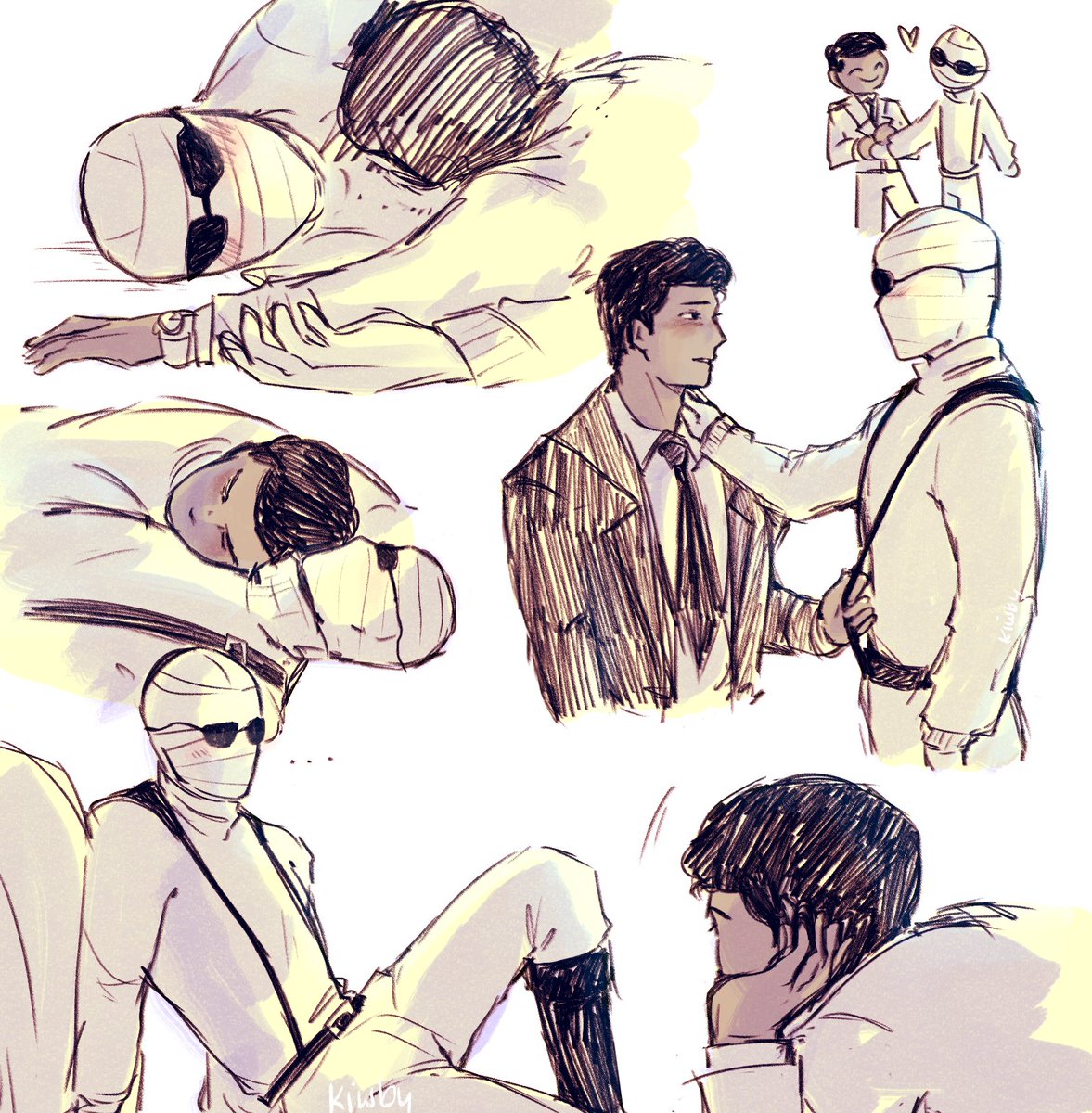 kiwbyy's tweet photo. im insane so I drew them 
[#larrytrainor #negativeman #mr104 #larryrama #negative104 #doompatrol #doompatrolfanart] https://t.co/kIjNEu7NX4