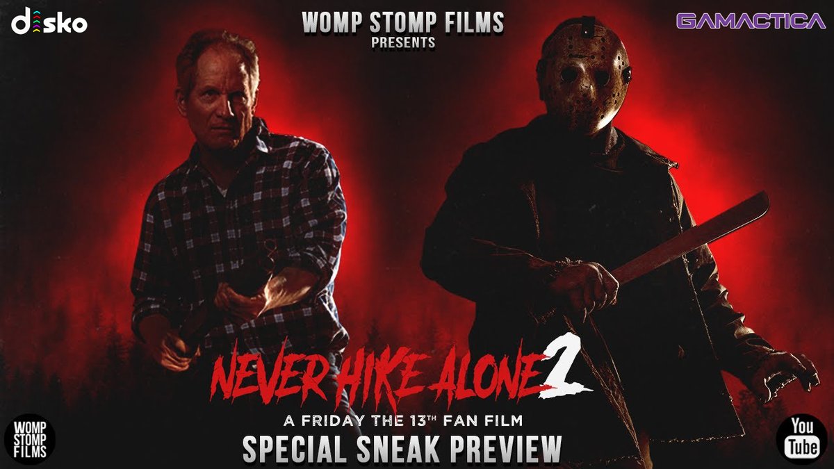 Celebrate #Fridaythe13th tonight at 10pm EST with the premier of #NeverHikeAlone2 from @WompStompFilms exclusively on YouTube

We are incredibly honored to have been associated with this film and look forward to bringing this amazing content to our platform in the future!