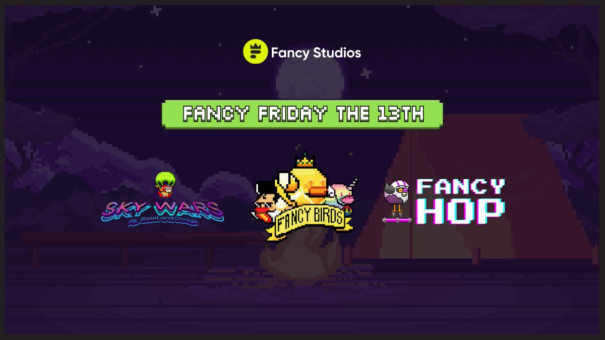 What are your Fancy Birds up to this Friday the 13th? 🐦👀👻