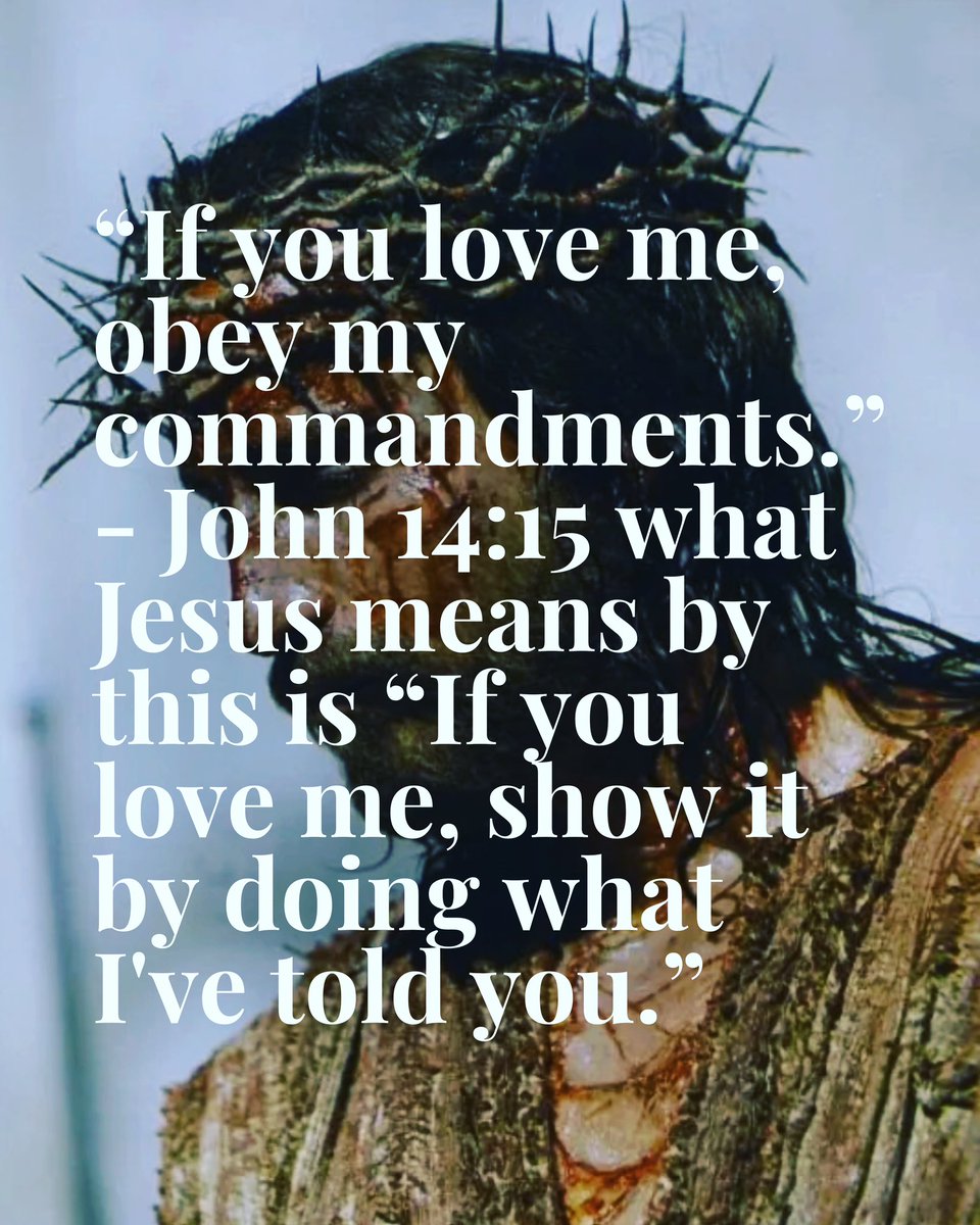 RevJosephTLee1's tweet photo. If you say you love me, then you will do what I have told you to do. John 14:15 https://t.co/TqeQAbroZW