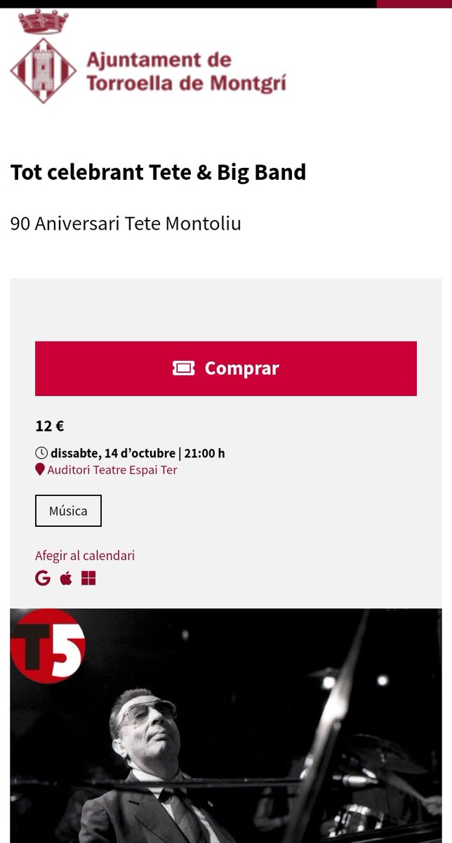 CompanyStas's tweet photo. @AndreuValor @LHomeBrut @vennusauri @labohemia @_samanthagg @festalcosser @el_Diluvi @Faixa 8hV #Atzucac a Amposta/auditori
2/4 d9hN
~#PacoIbañez a Reus/@TeatreFortuny
~#JoJet i #Mariaribot a Igualada
9hN "Tot celebrant Tete" Torroella de Montgrí/auditori
3/4 d10hN @ratzinger #Ratpenades i @Ratpenatoficial a Lleida/cafèTeatre
10hN
~@figaflawas a Blanes/pàrquingSABA https://t.co/aulsNEBoyC