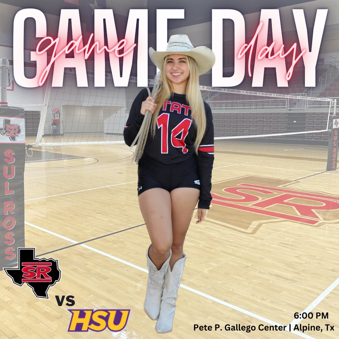 ❤️🏐GAME DAY 🏐❤️

🆚 Hardin-Simmons
⏰ 6:00 PM
📍 Pete P. Gallego Center | Alpine, TX
📺 rb.gy/a4klw
📈 srlobos.com/sidearmstats/w…