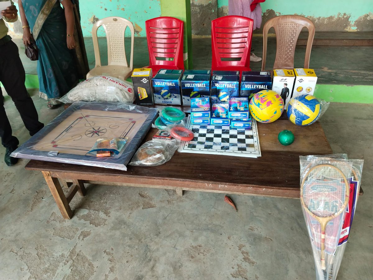 Under Integrated Development of Wildlife Habitats' (IDWH) scheme <a href="/kkforest_div/">Kanniyakumari Forest Division</a> provided Sports items to Government Higher Secondary School, Kottaram. <a href="/collectorkki/">District Collector, Kanniyakumari</a>