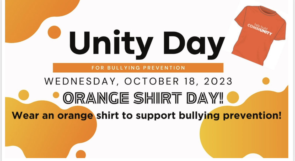 Please wear orange on October 18 to support bullying prevention. #SuperFRES