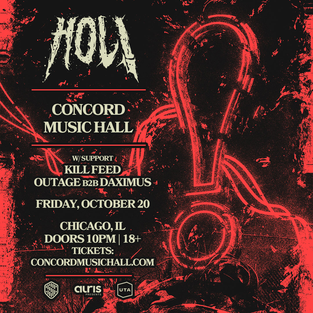OUTAGEofficial's tweet image. WOOOOOO back to Concord Music Hall next weekend on support for @holdubz  with DAXIMUS ⚡️⚡️

excited to see all my Chicago friends