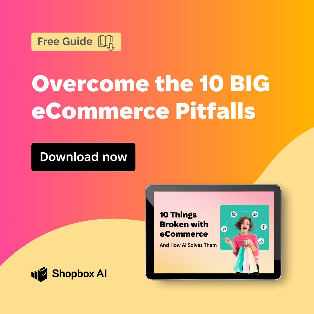 Attention all retail and eCommerce pros! 📣 Our brand new guide is here and it’s the real deal. No fluff, just the facts you need to know. 📖shopbox.ai/top-ecommerce-…

#EcommerceSuccess #Retail