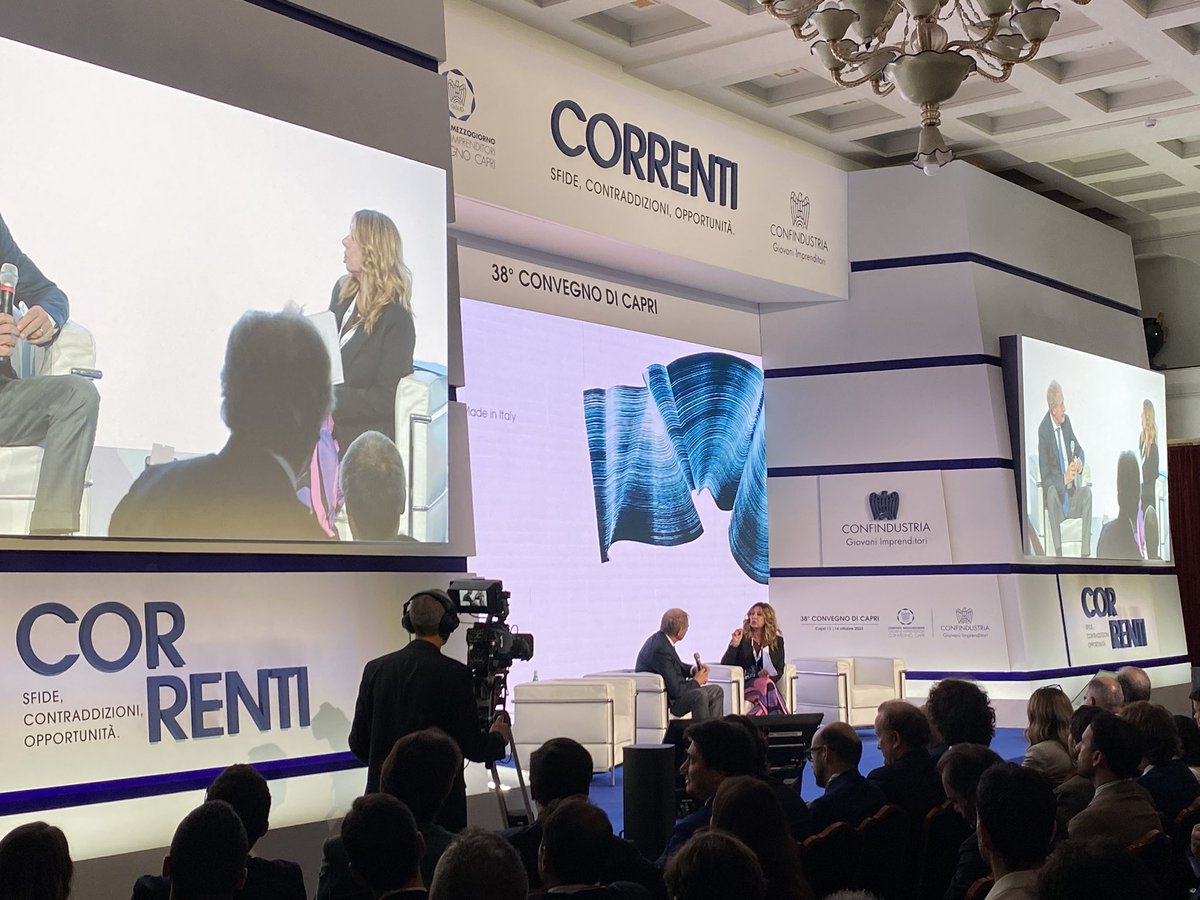 Adolfo Urso, Ministro per le Imprese e il Made in Italy interviene a #Capri2023
Segui la diretta streaming: giovanimprenditori.org