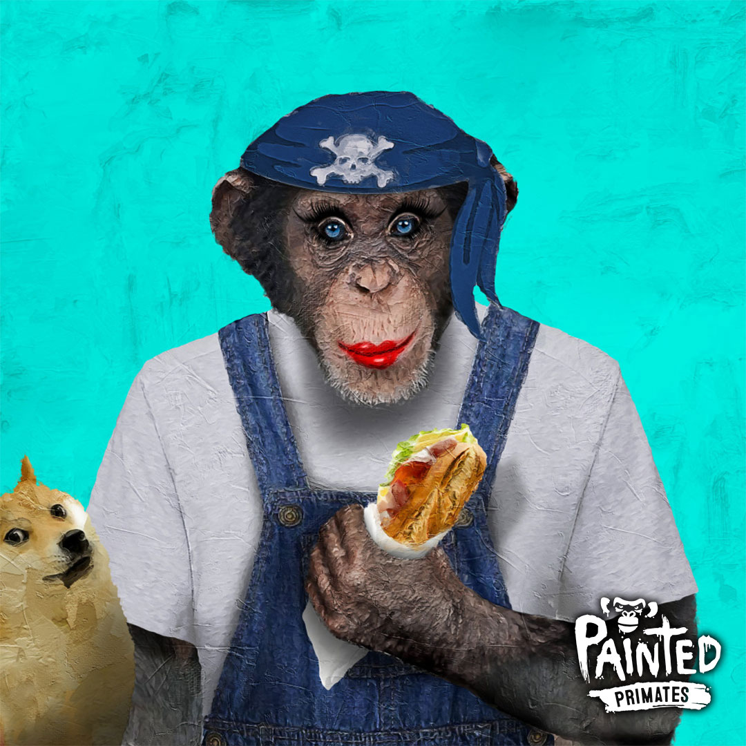 PaintedPrimates tweet picture
