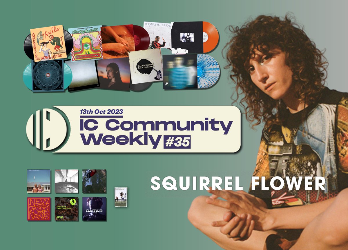 community weekly just dropped! read it here bit.ly/ICCW35 or in your inbox for: new @sqrrlflwr, @lrain0000 and @seanickels records, singles from @LauraJaneGrace and @CARV_R_, @andrewbird vinyl reissues, @merge signing @mhaolmusic and a @Deathvalleygrls show tonight ✨