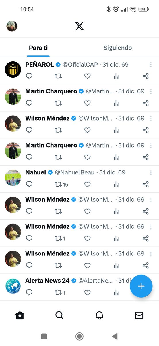 Fin de año 1969....todo normal en Twitter...