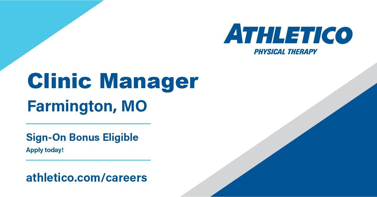 Our #Farmington team is #hiring! Join our team and #GrowWithAthletico. Learn more about this role by visiting - ow.ly/PbRJ50PWuLk