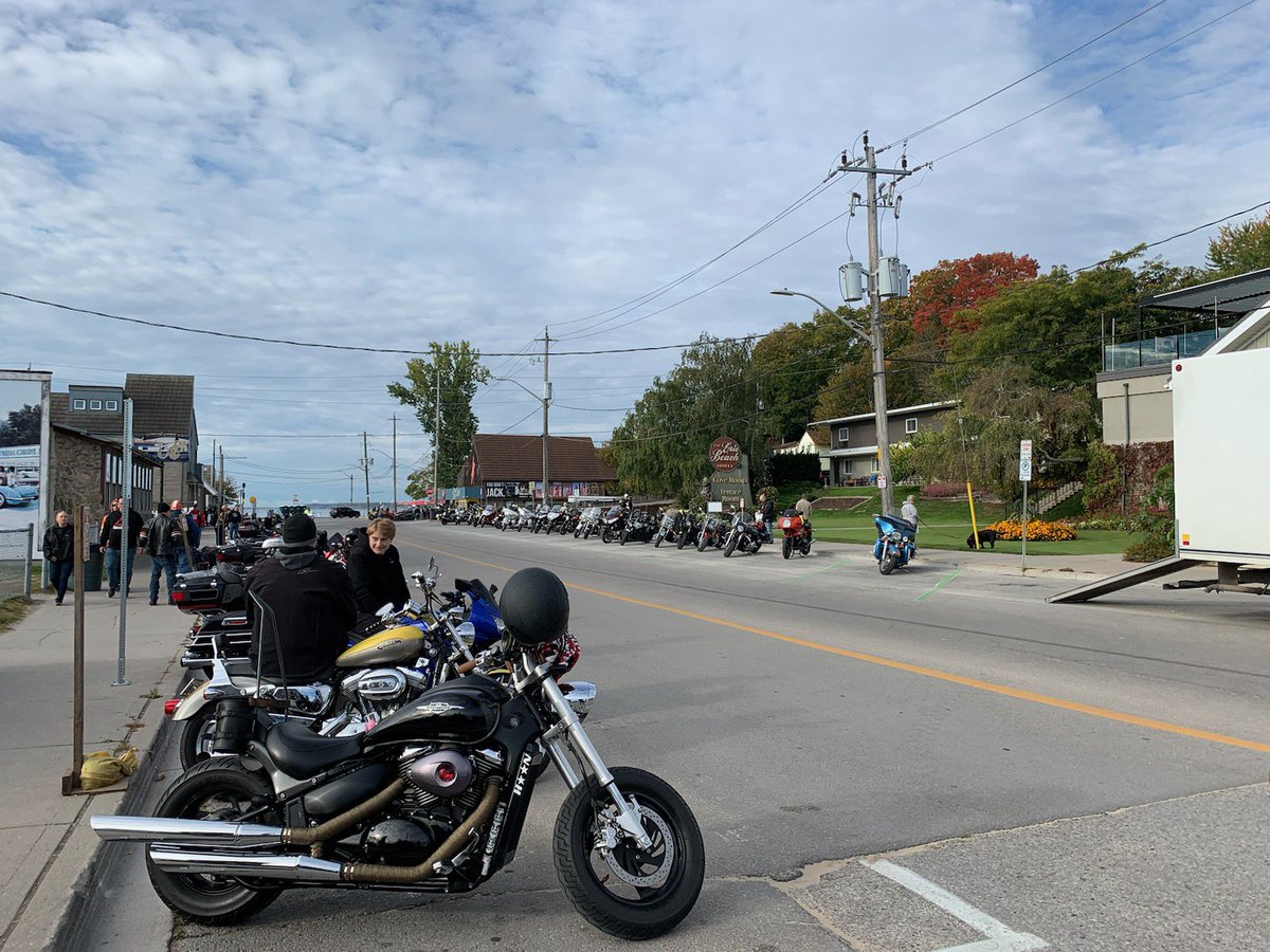 Bikes are already here in Port Dover. Last Friday 13th was in January where snow kept many of these motorcycles from coming to town. But sunshine and no snow today has lots of the riders excited to be here. We’ll have more on today’s events on <a href="/CTVKitchener/">CTV Kitchener</a> #Friday13th