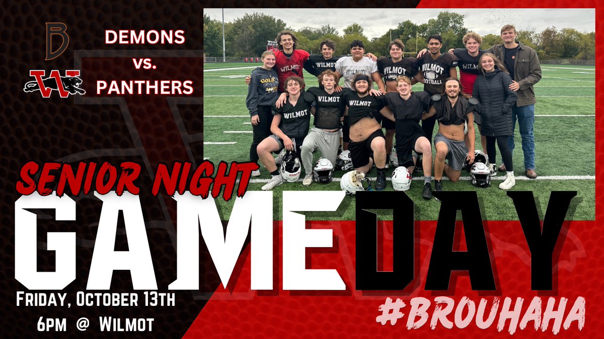 1 last time!  Come out and support our Senior as they play their last game as a Panther.  #WinTheDay #brouhaha #WeAreWilmot