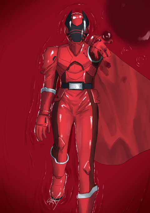 「belt red cape」 illustration images(Latest)｜3pages