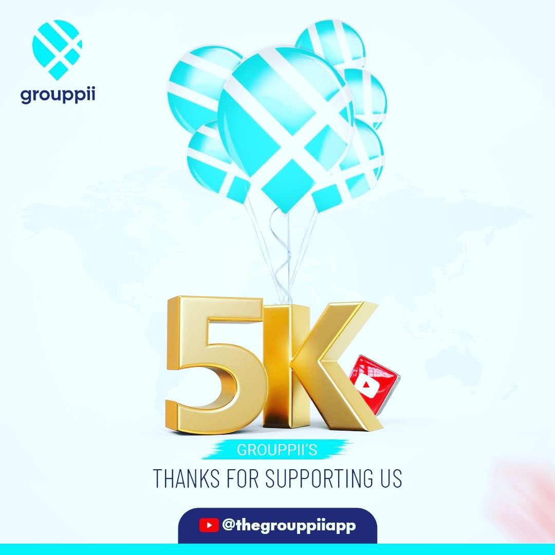 We've hit a milestone! Thanks to your incredible support, Grouppii now has 5K amazing subscribers on our YouTube channel! 🥳🙌 Your enthusiasm and engagement inspire us to keep creating content that brings us all together. #GrouppiiCommunity #5KSubscribers #Grateful"