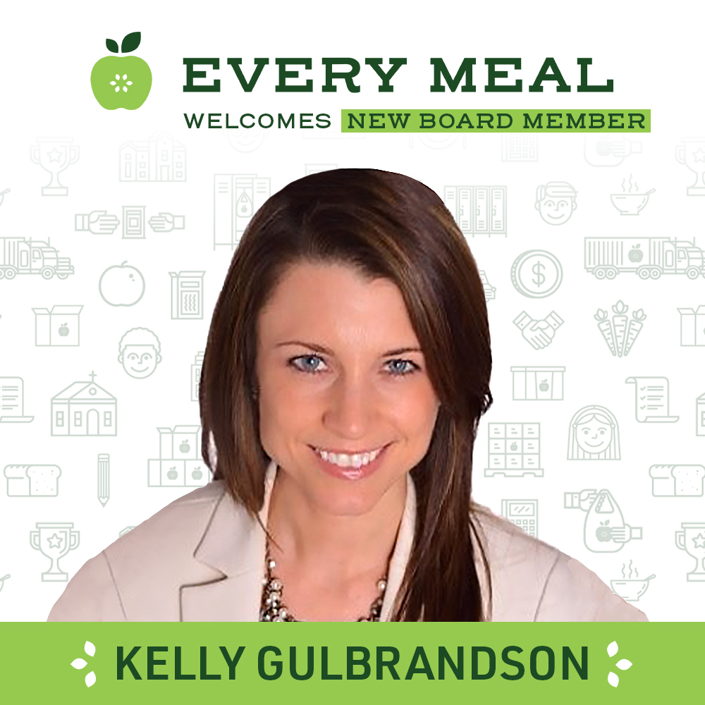 Happy Friday! We would like to welcome Kelly Gulbrandson our Board! Kelly is the Director of Community Relations at Apple Autos. She has been a longtime supporter of Every Meal and prior to becoming a board member she was part of our Development Committee. Welcome to the board!